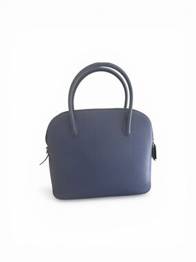 Celine royal blue Dome Satchel with Top Handles no straps